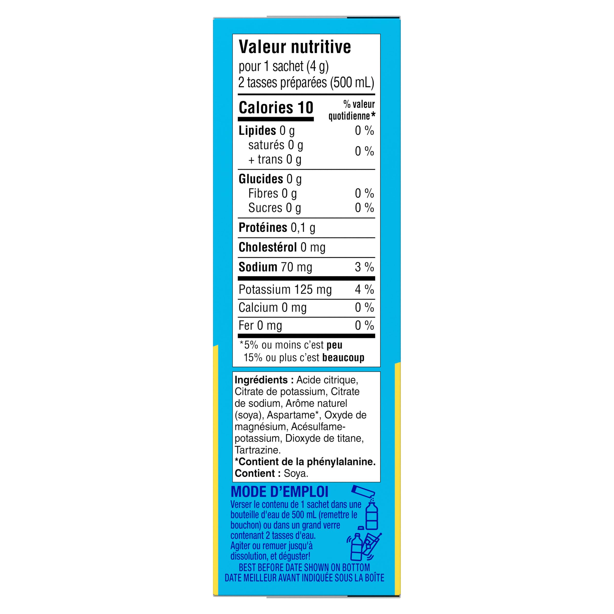 mio Lemonade Powdered Drink Mix, 8 ct. Case 🍁 All In One Marketplace Canada