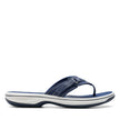 Clarks Women's Breeze Sea Flip Flops, Navy Syn, 7 B(M) US 🍁 All In One Marketplace Canada
