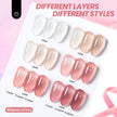 Beetles Jelly Gel Nail Polish Set 6 Colors Neutral Sheer Milky White Nude Pink Gel Polish Kit Translucent Soak off Uv Nail Gel Diy Manicure Gifts for Girls Women 🍁 All In One Marketplace Canada