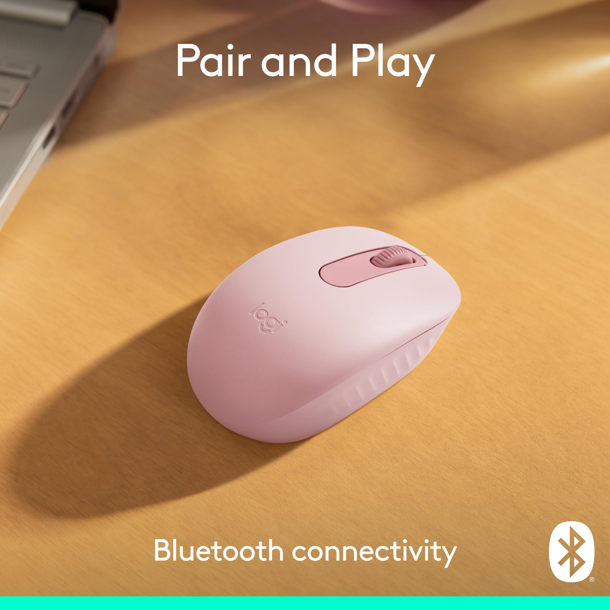 Logitech M196 Bluetooth Wireless Mouse, Compact and Portable Mouse for Laptops, Tablets and More, 12-Month Battery, Smooth Tracking, Compatible with PC and Mac, Windows and macOS - Rose 🍁 All In One Marketplace Canada