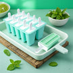 Popsicle Molds 10 Cells, Silicone Ice Cream Mould with Sticks, Non-Stick Ice Lolly Mold with Silicone Funnel and Brush, BPA Free 🍁 All In One Marketplace Canada
