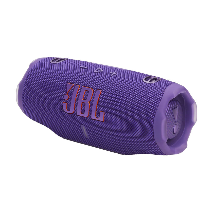 JBL Charge 6 - Portable Waterproof & Drop-Proof Bluetooth Speaker, Bold Pro Sound with AI Sound Boost, 28Hrs of Playtime, Built-in powerbank & Comes with a Sturdy/Removable Carrying Strap (Purple) 🍁 All In One Marketplace Canada