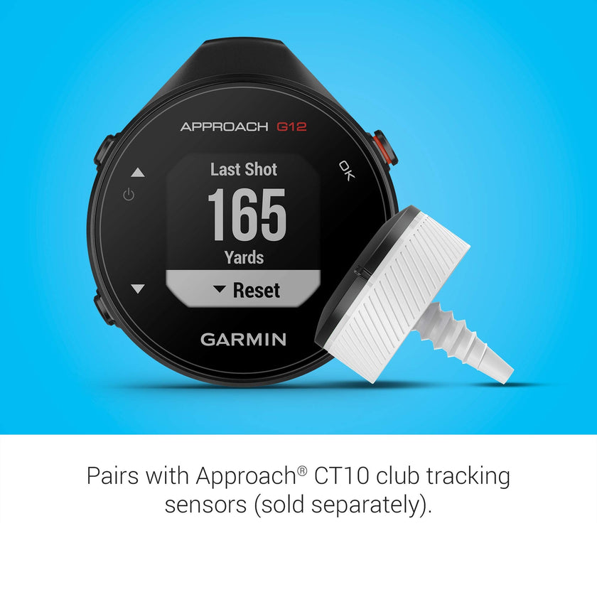 Garmin Approach G12, Clip-on Golf GPS Rangefinder, 42k+ Preloaded Courses, 010-02555-00 🍁 All In One Marketplace Canada