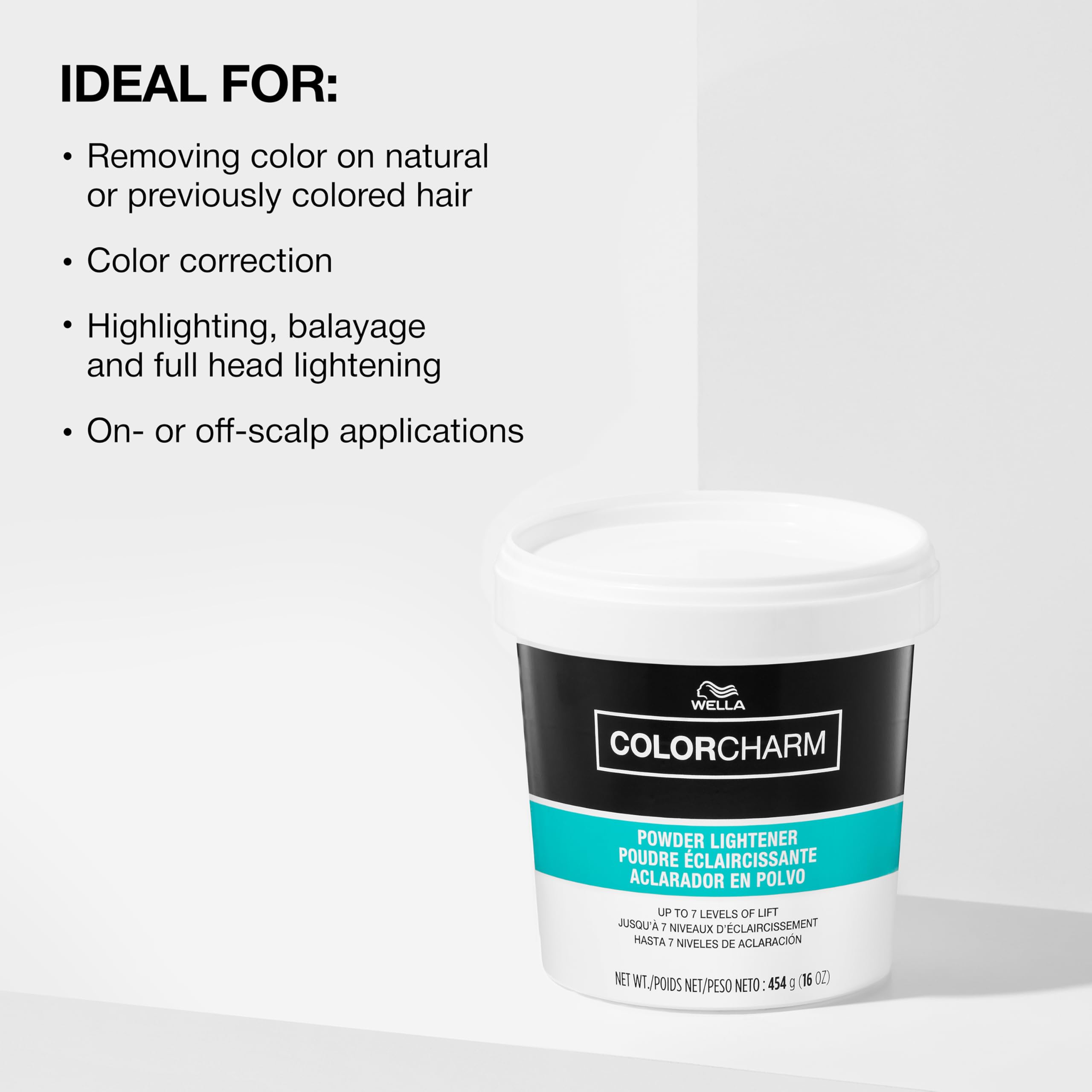 COLORCHARM Powder Hair Lightener| Up to 7 Levels of Lift | Dust Free| 1lb 🍁 All In One Marketplace Canada