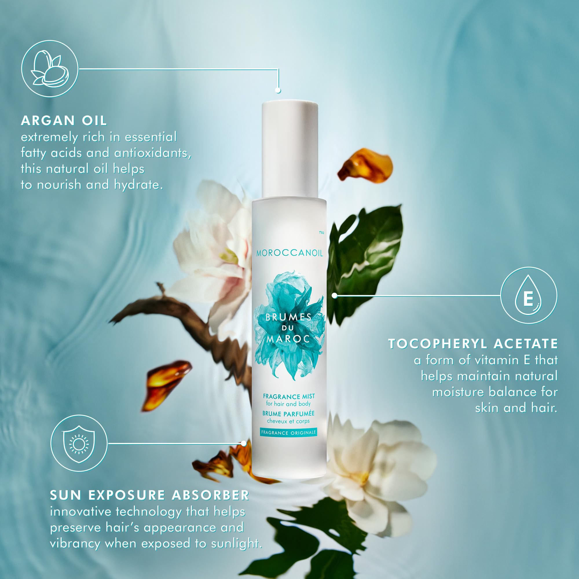 Moroccanoil Hair and Body Fragrance Mist, Travel Size, 1 fl. oz. 🍁 All In One Marketplace Canada
