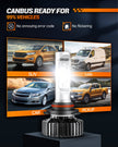 SEALIGHT 9005 LED Headlight Bulb, 40000 Lumens 800% Brightness, HB3 High Beam LED Light Bulbs, 6000K Cool White, 9005 Halogen Replacement, Plug and Play, IP67 Waterproof, Pack of 2 🍁 All In One Marketplace Canada