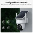 AOSU Security Cameras Outdoor Wireless, 2 Cam-Kit, No Subscription Required, Solar-Powered, Home Security Cameras System with 360° Pan & Tilt, Auto Tracking, 2K Color Night Vision, Easy Setup 🍁 All In One Marketplace Canada