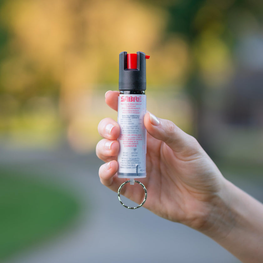 Sabre Protector 22-Gram Dog Spray with Key Ring, 14 Second Total Spray Time, 3.5-Meter Range, Humane Dog Attack Deterrent, Maximum Strength Allowed by Health Canada 🍁 All In One Marketplace Canada