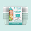 Bentgo Prep 1-Compartment Meal-Prep Containers with Custom-Fit Lids - Microwaveable, Durable, Reusable, BPA-Free, Freezer and Dishwasher Safe Food Storage Containers - 10 Trays & 10 Lids (Mint) 🍁 All In One Marketplace Canada
