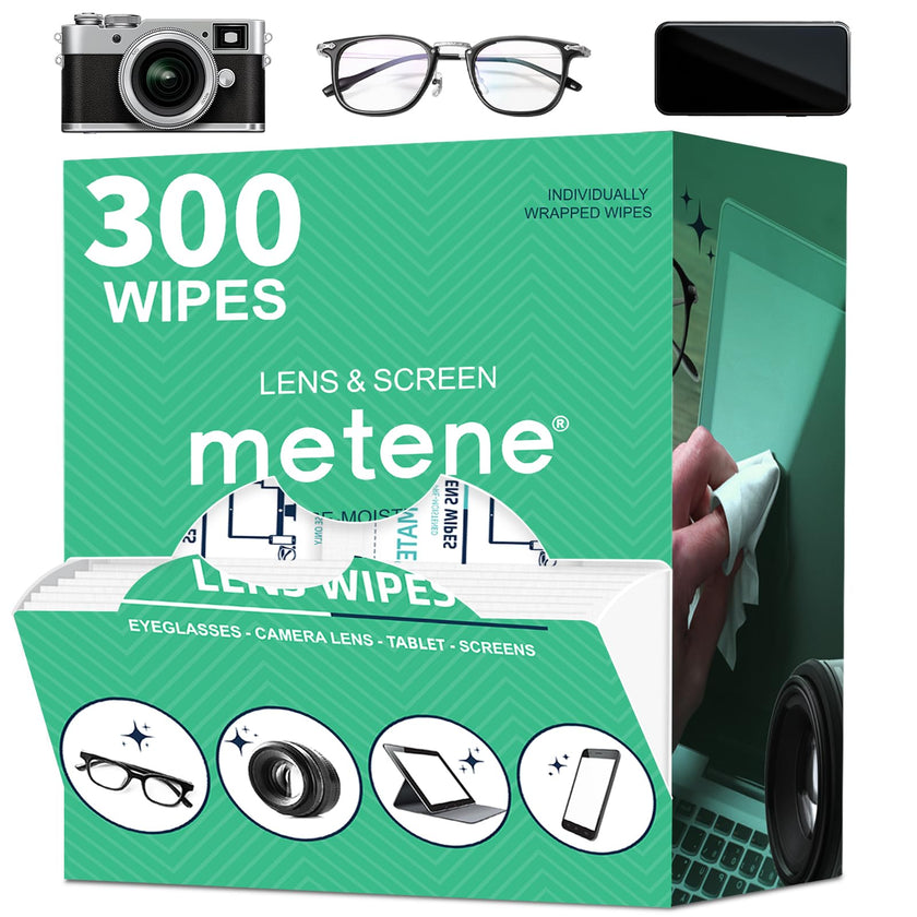 Metene Lens Wipes, 300 Pre-Moistened Individually Wrapped Glasses Wipes 🍁 All In One Marketplace Canada