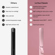 L'ANGE HAIR Le Duo Grande 360° Airflow Styler | 2-in-1 Curling Wand & Titanium Flat Iron Hair Straightener | Professional Hair Curler with Cooling Air Vents to Lock in Style | Adjustable Temp 🍁 All In One Marketplace Canada