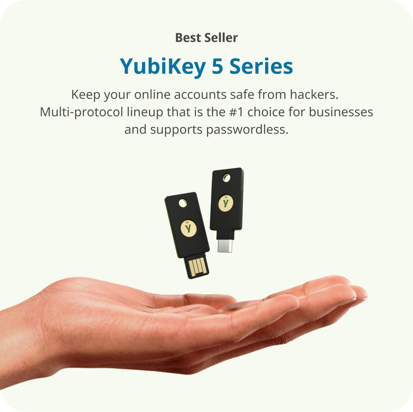 Yubico - YubiKey 5C NFC - Multi-Factor authentication (MFA) Security Key and passkey, Connect via USB-C or NFC, FIDO Certified - Protect Your Online Accounts 🍁 All In One Marketplace Canada