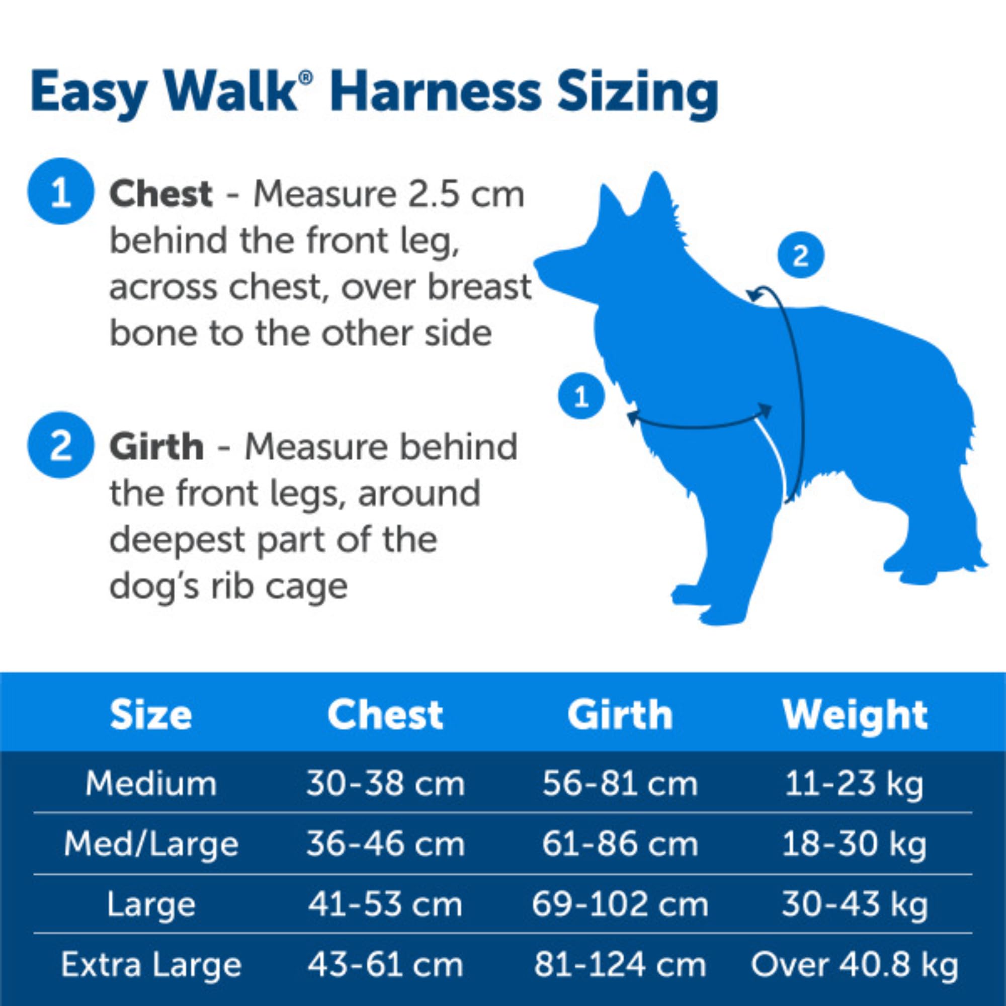 PetSafe Easy Walk Harness, No Pull Harness for Dogs, Adjustable Harness with Included Matching Lead, Black, Large 🍁 All In One Marketplace Canada