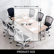 Kuyal Clear Chair mat for Hard Floors 36 x 48 inches Transparent Floor Mats Wood/Tile Protection Mat for Office & Home (36