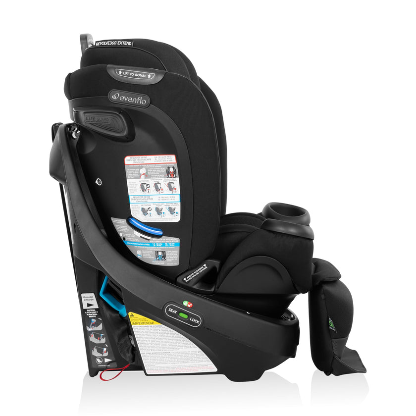 Evenflo Gold Revolve360 Extend All-in-One Rotational Car Seat with SensorSafe - Onyx 🍁 All In One Marketplace Canada
