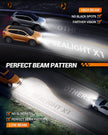 SEALIGHT H4/9003/HB2 LED Headlight Bulbs 50000 Lumens 800% Brightness, X1 Dual High/Low Beam LED Headlights Conversion Kit, 6000K Xenon White, H4 Halogen Replacement, IP67 Waterproof, Pack of 2 🍁 All In One Marketplace Canada