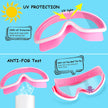 COOLOO Kids Swim Goggles for Age 3-15, 2 Pack Kids Goggles for Swimming with Nose Cover, No Leaking, Anti-Fog, Waterproof 🍁 All In One Marketplace Canada
