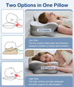 CosBed Cervical Neck Pillow, Ergonomic Memory Foam Pillows for Neck Pain Relief with Breathable Pillowcase, Contour Neck Support Pillow for Side Back Stomach Sleepers White 🍁 All In One Marketplace Canada