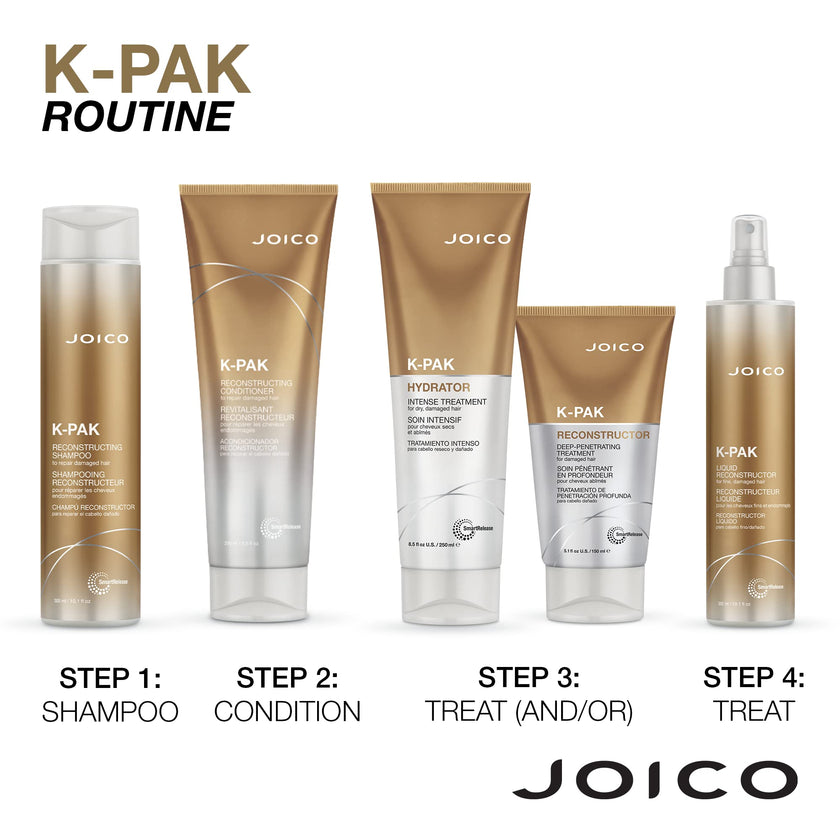 Joico K-PAK Reconstructing Shampoo or Conditioner – Repairs & Detangles Damaged Hair, Keratin & Primrose Oil, Sulfate-Free 🍁 All In One Marketplace Canada