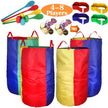 CWLAKON Outdoor Carnival Games Potato Sack Race Bags for Kids Adults, Egg and Spoon Race, 3 Legged Race Bands, Outside Backyard Lawn Yard Field Day Birthday Party Camping Picnic Family Reunion Game 🍁 All In One Marketplace Canada