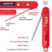 TempPro TP03B Digital Instant Read Meat Thermometer, Cooking Candy Kitchen Food Thermometer with Backlight LCD for BBQ Grill Oil Deep Fry Brewing Wine Making (Previously ThermoPro) 🍁 All In One Marketplace Canada