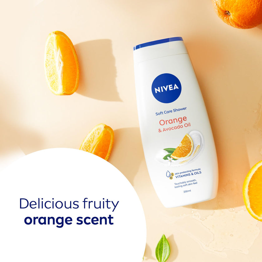 NIVEA Orange & Avocado Oil Body Wash, 3x500ml 🍁 All In One Marketplace Canada