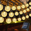 Toodour Solar String Lights Outdoor, 56ft 100 LED Globe String Lights, Waterproof Crystall Ball Lights Solar Patio Lights with 8 Modes for Garden Lawn Gazebo Yard, Outdoor Decorations - Warm White 🍁 All In One Marketplace Canada