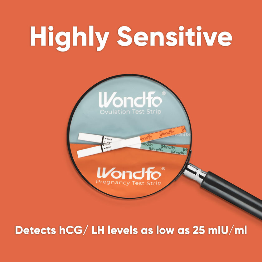 Wondfo 50 Ovulation and 20 Pregnancy Test Strips Kit - Highly Sensitive and Fast at Home Self-Checking Fertility Predictor Kit, Pack of 70 🍁 All In One Marketplace Canada