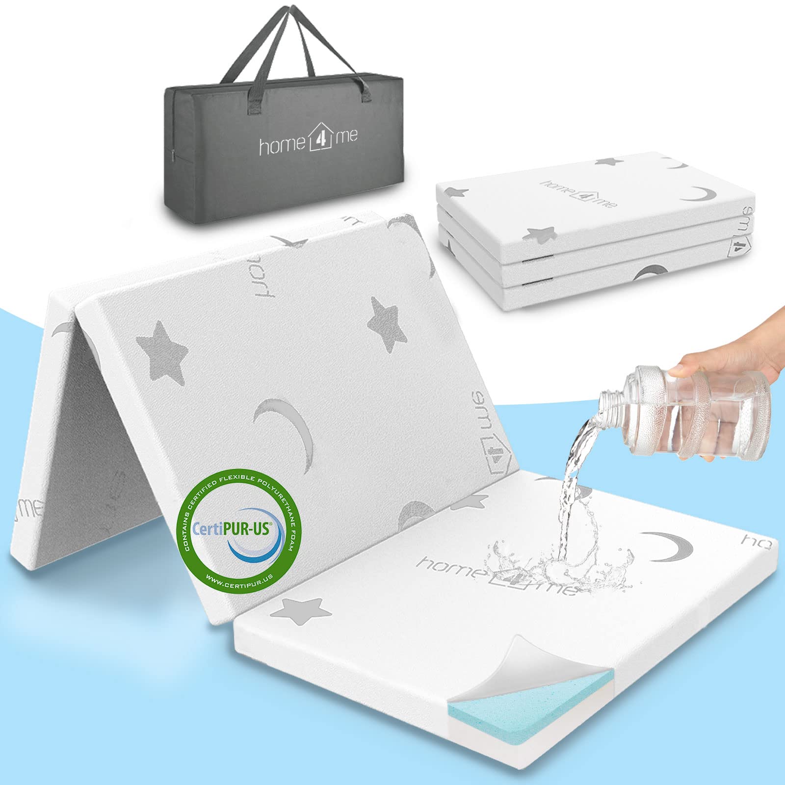 Home4me Pack and Play Mattress, 38