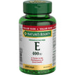 NATURE'S BOUNTY Vitamin E, 400 IU, Antioxidant, Preservative Free, 200 Softgels, 134 g 🍁 All In One Marketplace Canada