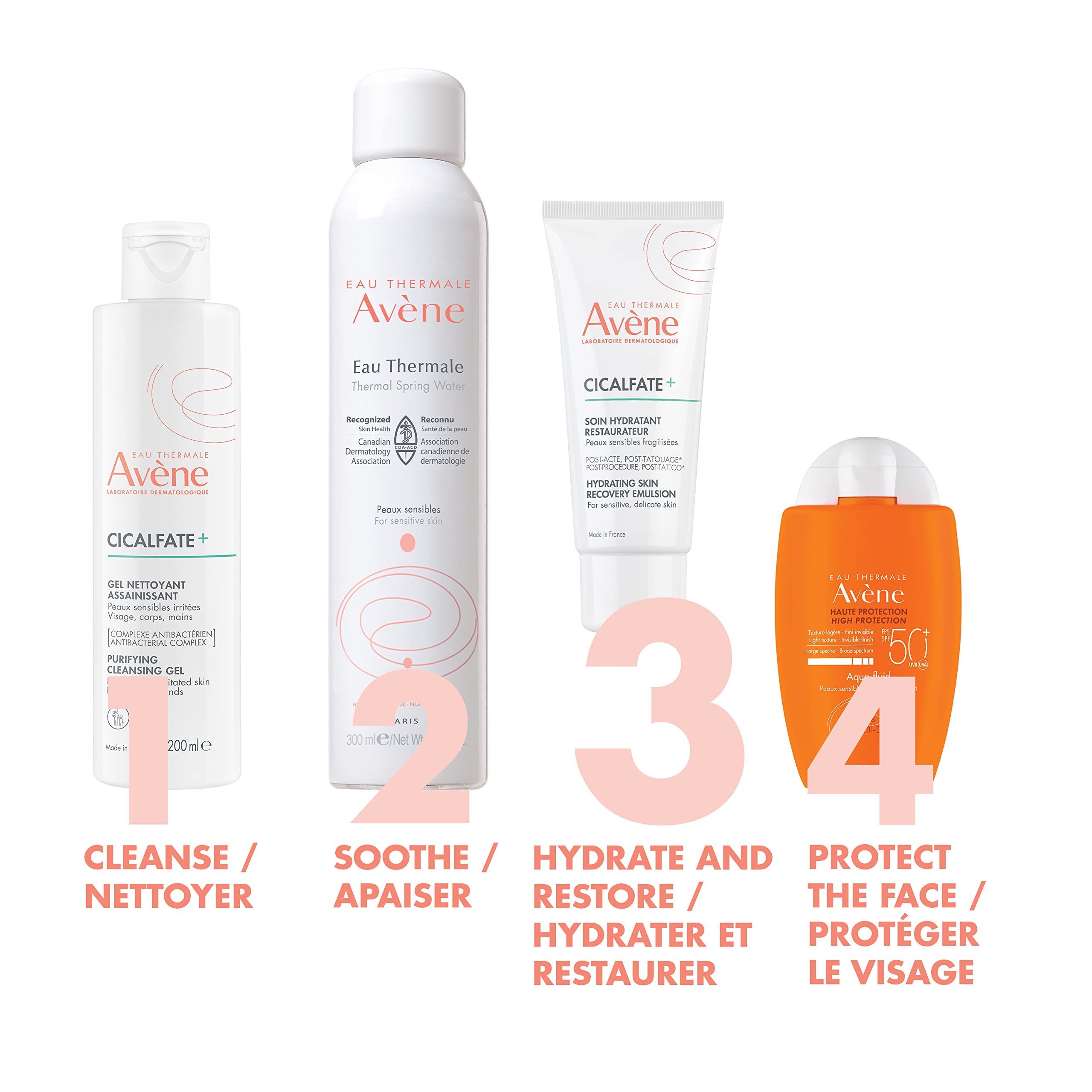 Eau Thermale Avene Cicalfate+ Hydrating Skin Recovery Emulsion, Superficial Dermatological Post-Procedure Skin Restore Emulsion Moisturizer, 40 ml 🍁 All In One Marketplace Canada