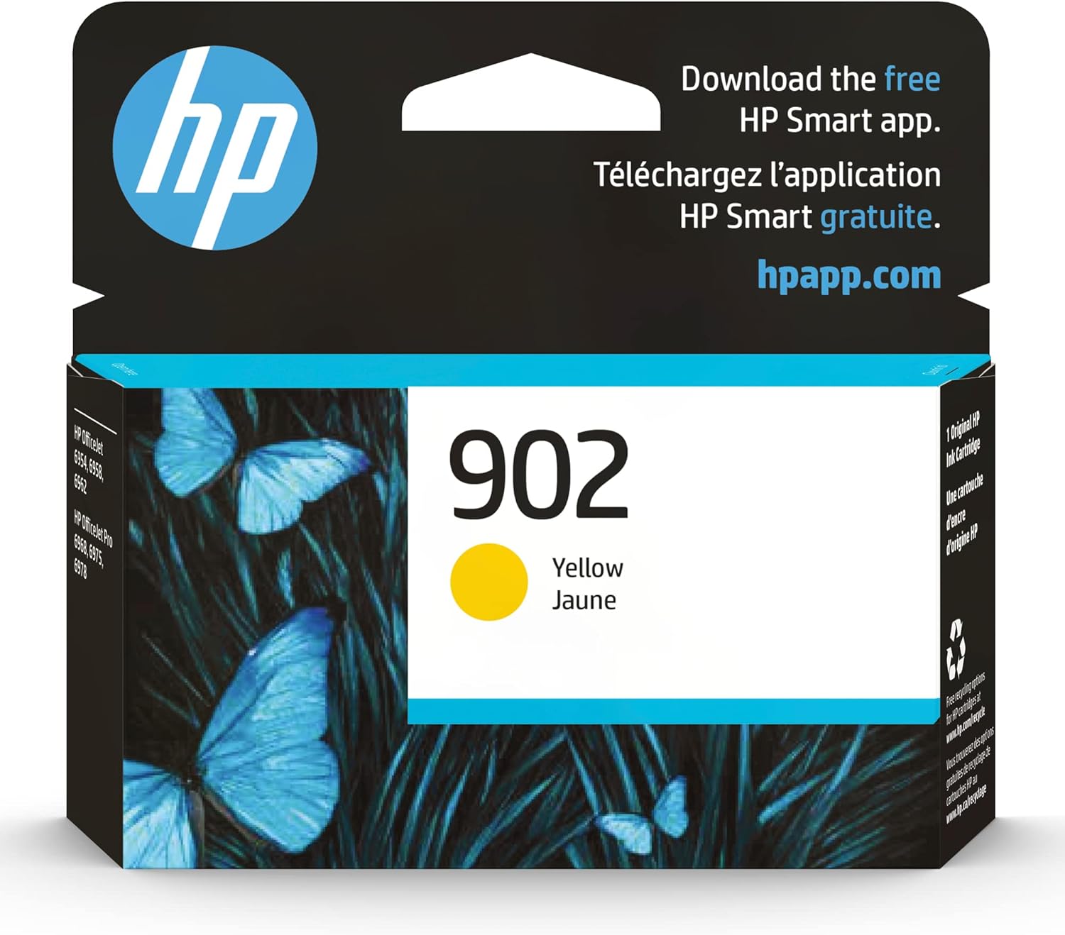 HP 902 Yellow Original Ink Cartridge (T6L94AN)