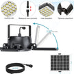Solar Pendant Light Outdoor Indoor Solar Powered Motion Sensor Shed Light,144LED 1200LM Daytime Work Light with 5 Lighting Modes Remote Control 4 Heads Light for Garage Gazebo Barn 🍁 All In One Marketplace Canada
