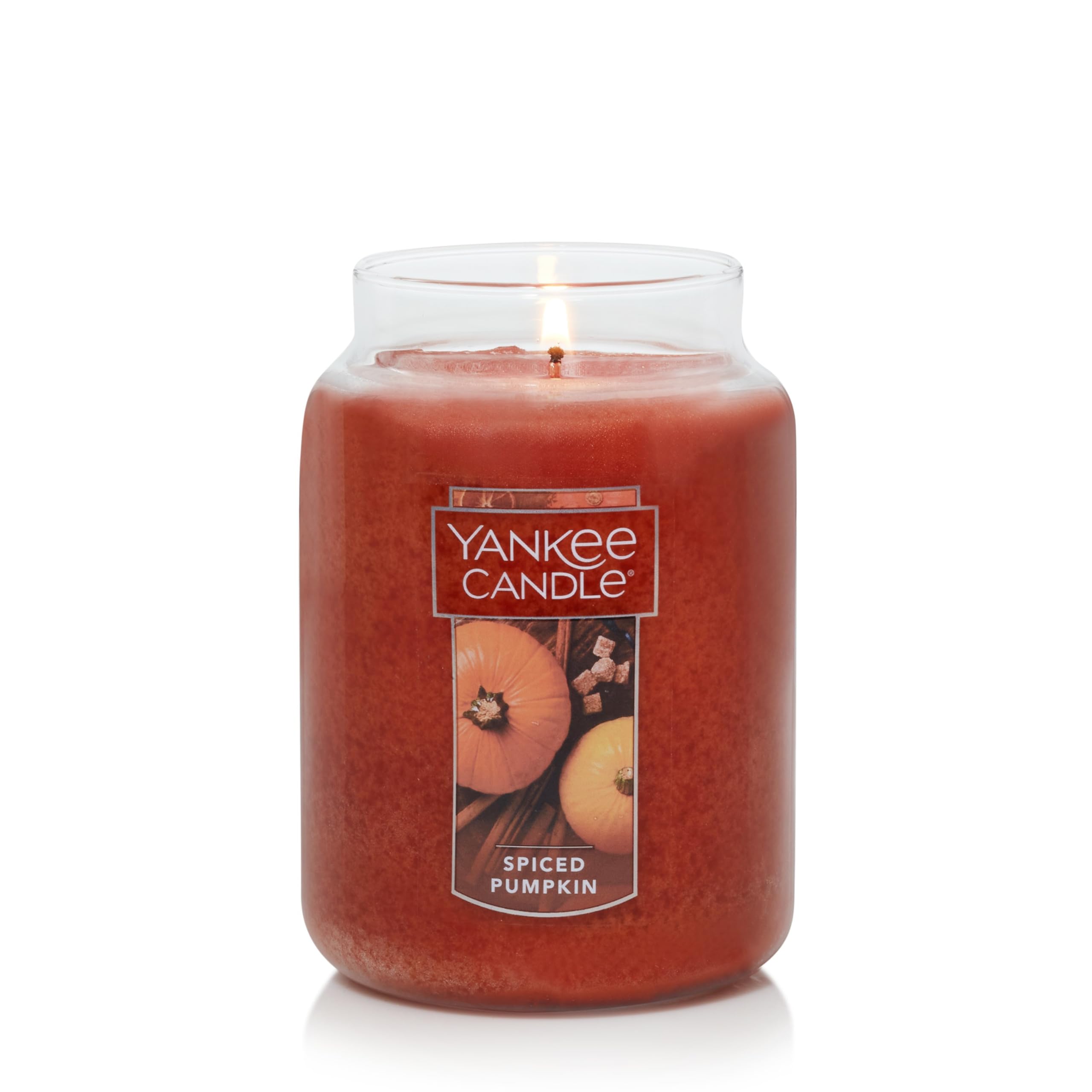 Yankee Candle Scented Candle, Spiced Pumpkin, Original Large Jar Candle, 110-150 Hours of Burn Time, 22 oz. 🍁 All In One Marketplace Canada