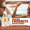 HoogaLife Car Air Fresheners Diffuser 2 Pack Hanging Air Fresheners Diffuser - Vanilla Cream Fragrance Oil Air Diffuser for Car, 45+ Days Long Lasting Fragrance Made in USA 🍁 All In One Marketplace Canada