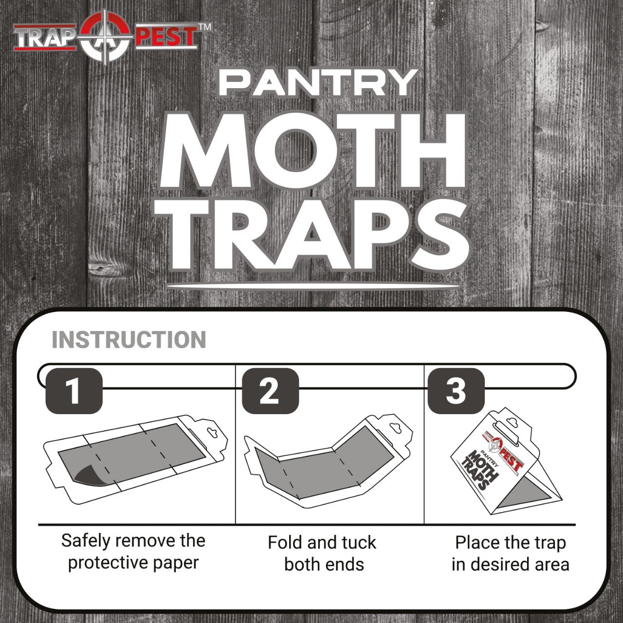 20 Pack Pantry Moth Traps - Safe and Effective for Food and Cupboard - Glue Traps with Pheromones for Pantry Moths - Trap a Pest 🍁 All In One Marketplace Canada