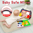 Tummy Time Baby Mirror Toy, Black and White High Contrast Baby Newborn Toys 3 6 12 Months, Montessori Crinkle Cloth Book Sensory Activity Development Gift for 0-6 Months Infant Boys Girls Easter Gift 🍁 All In One Marketplace Canada