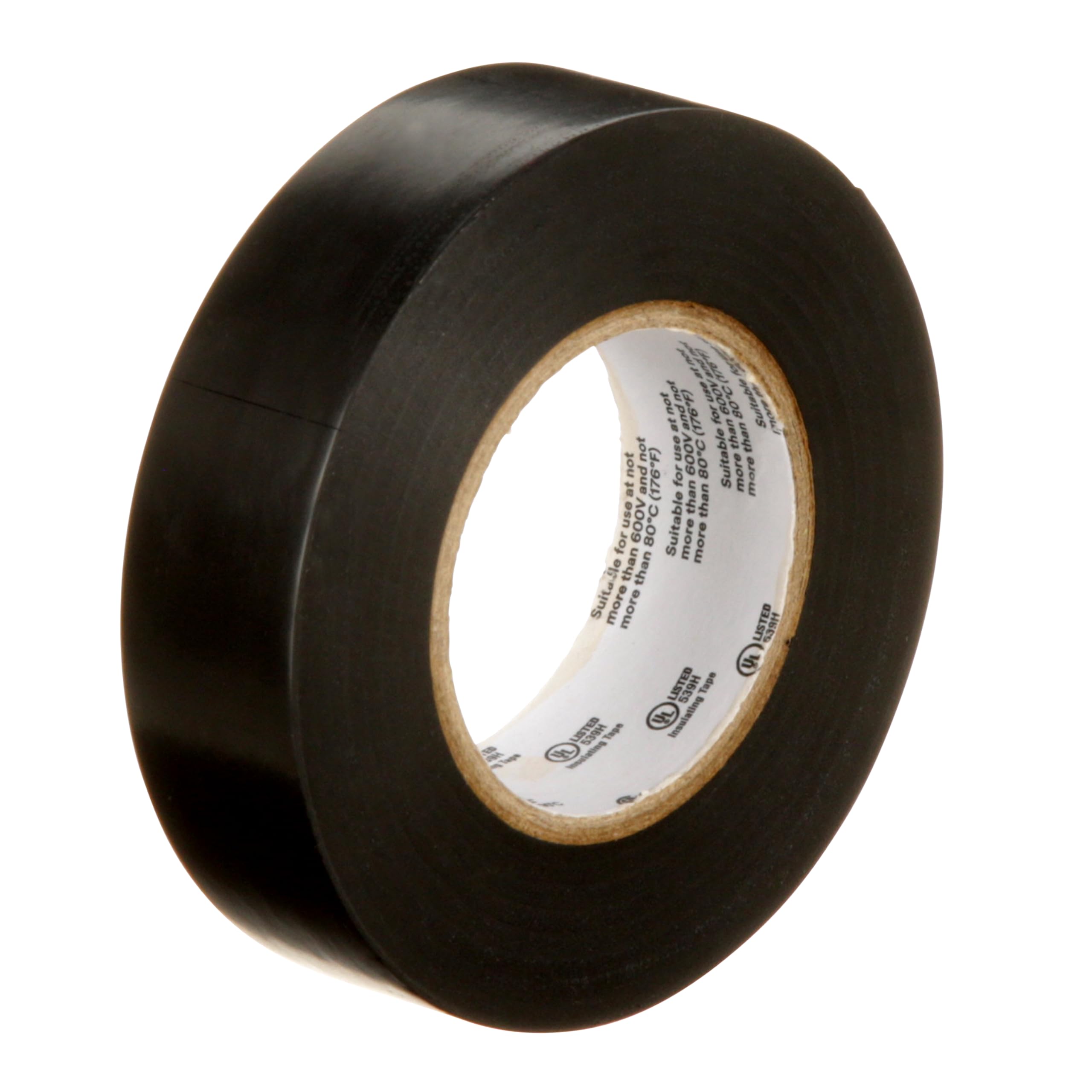 3M Temflex 165, Vinyl Colour Coding Electrical Tape, Black, 3/4in x 60ft, 10 Rolls 🍁 All In One Marketplace Canada