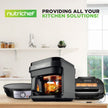 Nutrichef 5.8 Quart Air Fryer | 8-1 Preset Cook Modes | Transparent Fry Bowl for Best Cooking Results | Cook Shrimp, Steak, Fries, Wings, Chicken & More | Precise Temperature Control & Time | Black 🍁 All In One Marketplace Canada