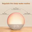 Sunrise Alarm Clock White Noise Machine: Natural Wake Up Light - Dimmable Clock with Bluetooth Speaker for Bedroom - 25 Sleep Sounds for Baby Adults Kids Putty 🍁 All In One Marketplace Canada