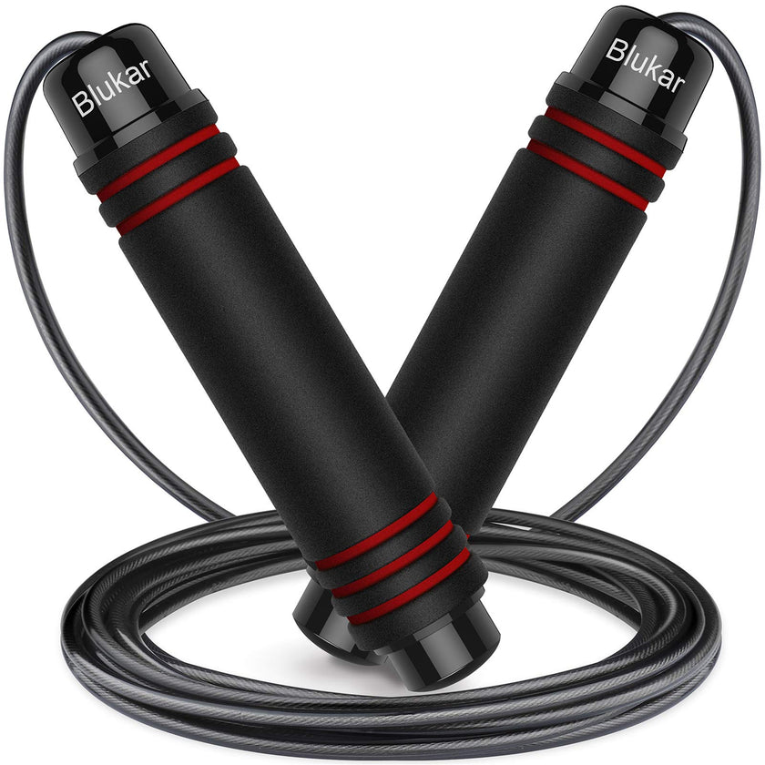Blukar Jump Rope, Speed Skipping Jumping Rope Tangle-free Adjustable 🍁 All In One Marketplace Canada