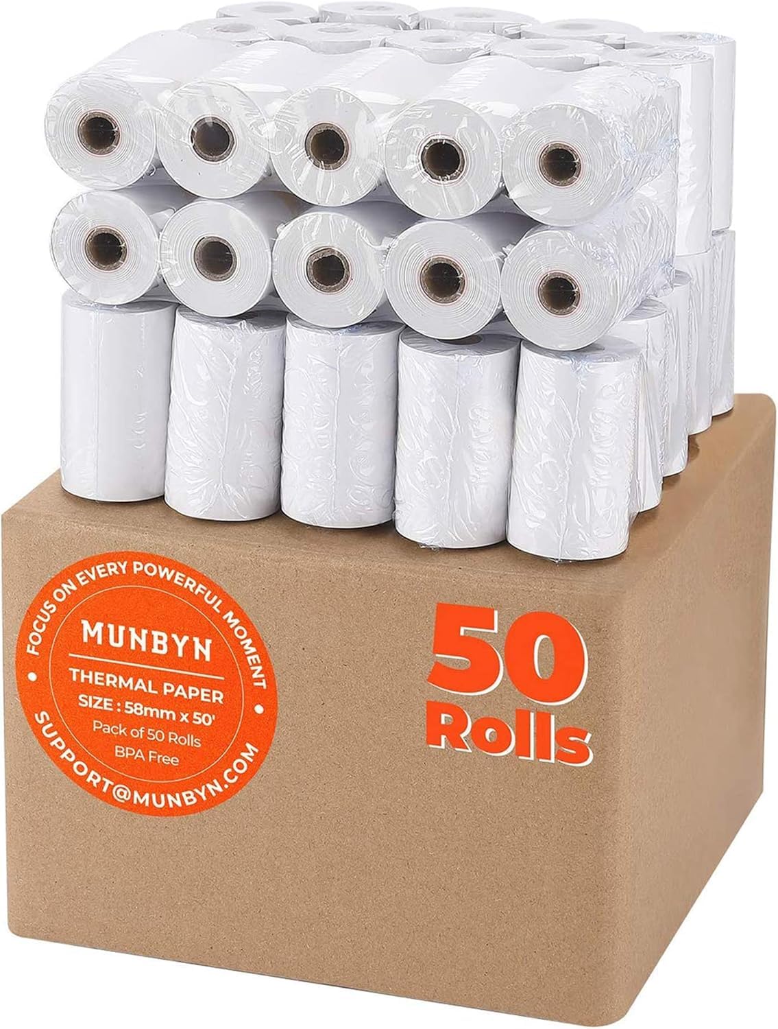 MUNBYN Thermal Paper Roll 2-1/4