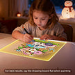 13.7x10 LumiBoard LED Drawing Board for Kids with 13 Light Effect,Acrylic Dry Erase Board Doodle Glow Board for Kids,Glow Art Drawing Gift for Girls Teens(7 Markers+Adaper 🍁 All In One Marketplace Canada