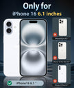 FNTCASE for iPhone 16 Case Clear: Magnetic Phone Cases with Screen Protector Drop Proof Compatible with Magsafe Slim Anti Yellowing Rugged Shockproof Protective Cell Cover (A-Clear Magnetic) 🍁 All In One Marketplace Canada