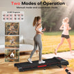 Walking Pad, FOUSAE 3 in 1 Max 6.2 MPH Treadmill for Home with Double Frame 330 LB Weight Capacity, Powerful 2.5 HP Wider Belt Walking Pad with 9% Incline, 12 HIIT Programes, Magnetic Remote Control 🍁 All In One Marketplace Canada