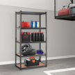 VEVOR Storage Shelving Unit, 5-Tier Adjustable, 2000 lbs Capacity, Heavy Duty Garage Shelves Metal Organizer Utility Rack, Black, 36