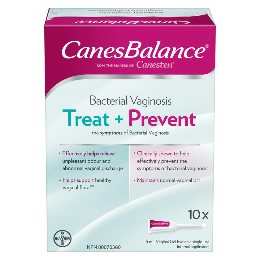 CanesBalance Bacterial Vaginosis Treatment and Prevention Gel - Treat And Prevent BV Symptoms, BV Treatment For Women, Relieves Vaginal Odor, Maintains Normal Vaginal pH, 10 Single-Use Applicators 🍁 All In One Marketplace Canada