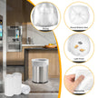 150 Count Garbage Bags 30 Litres/8 Gallon Kitchen Trash Bags Medium Unscented White Garbage Can Liners 🍁 All In One Marketplace Canada