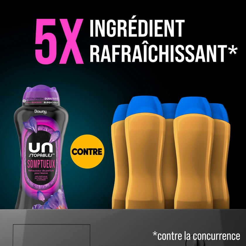 Downy Unstopables In Wash Scent Booster, Lush Scent, Laundry Beads for Odour Protection, Downy Scent Booster, Laundry Scent Boosters, 853 g 🍁 All In One Marketplace Canada