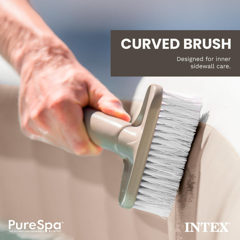 Intex PureSpa Hot Tub and Spa Maintenance Accessory Kit with Curved Brush, Mesh Net Skimmer, and Scrubber for Inflatable PureSpa Home Hot Tubs 🍁 All In One Marketplace Canada